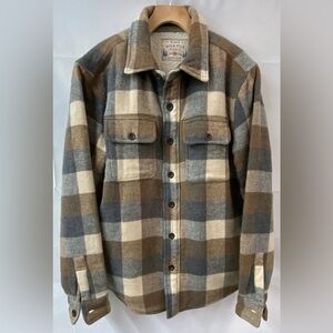 Faherty Sherpa Wool Jacket Flannel
